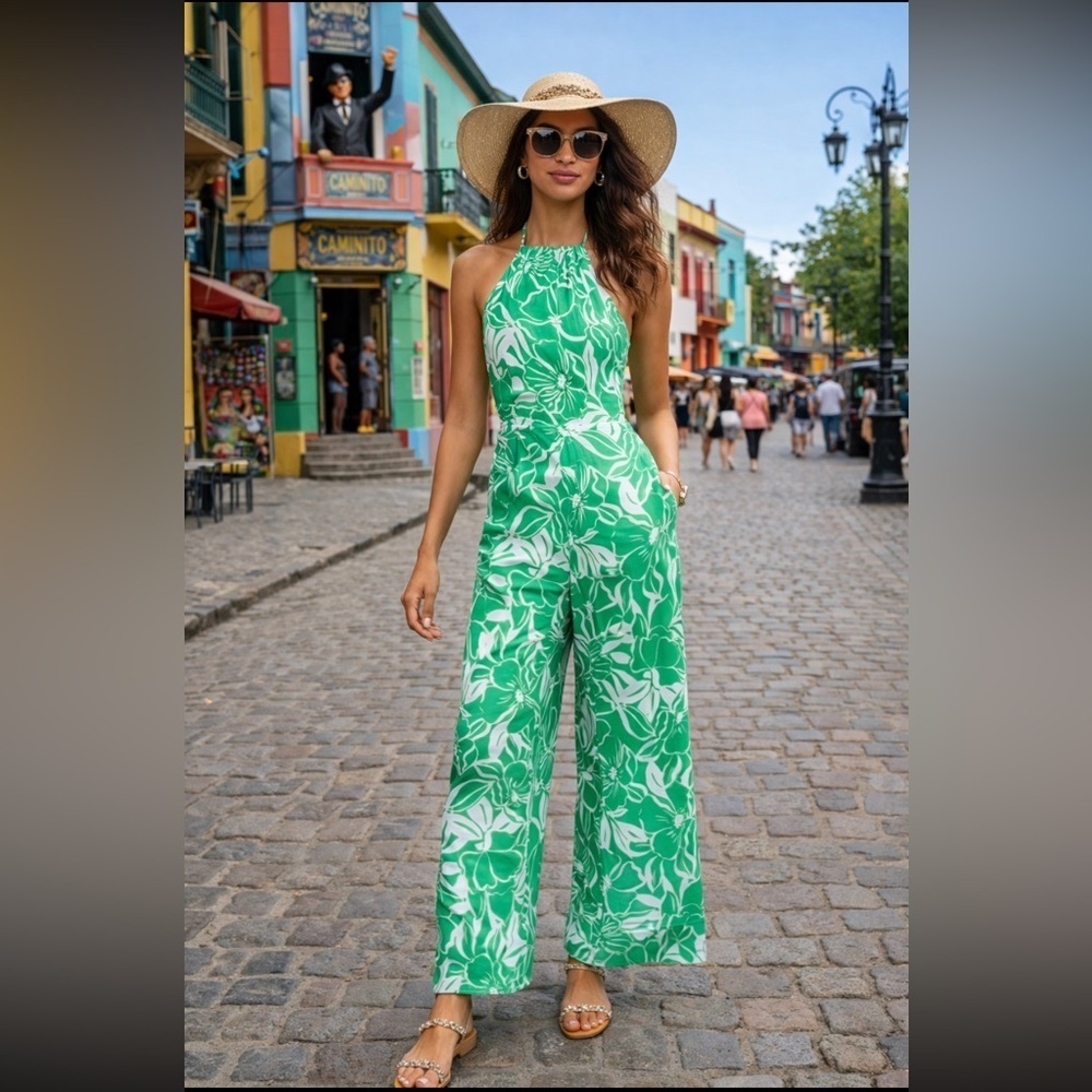 Anthropologie NWT Faithfull Manora Jumpsuit Size M.